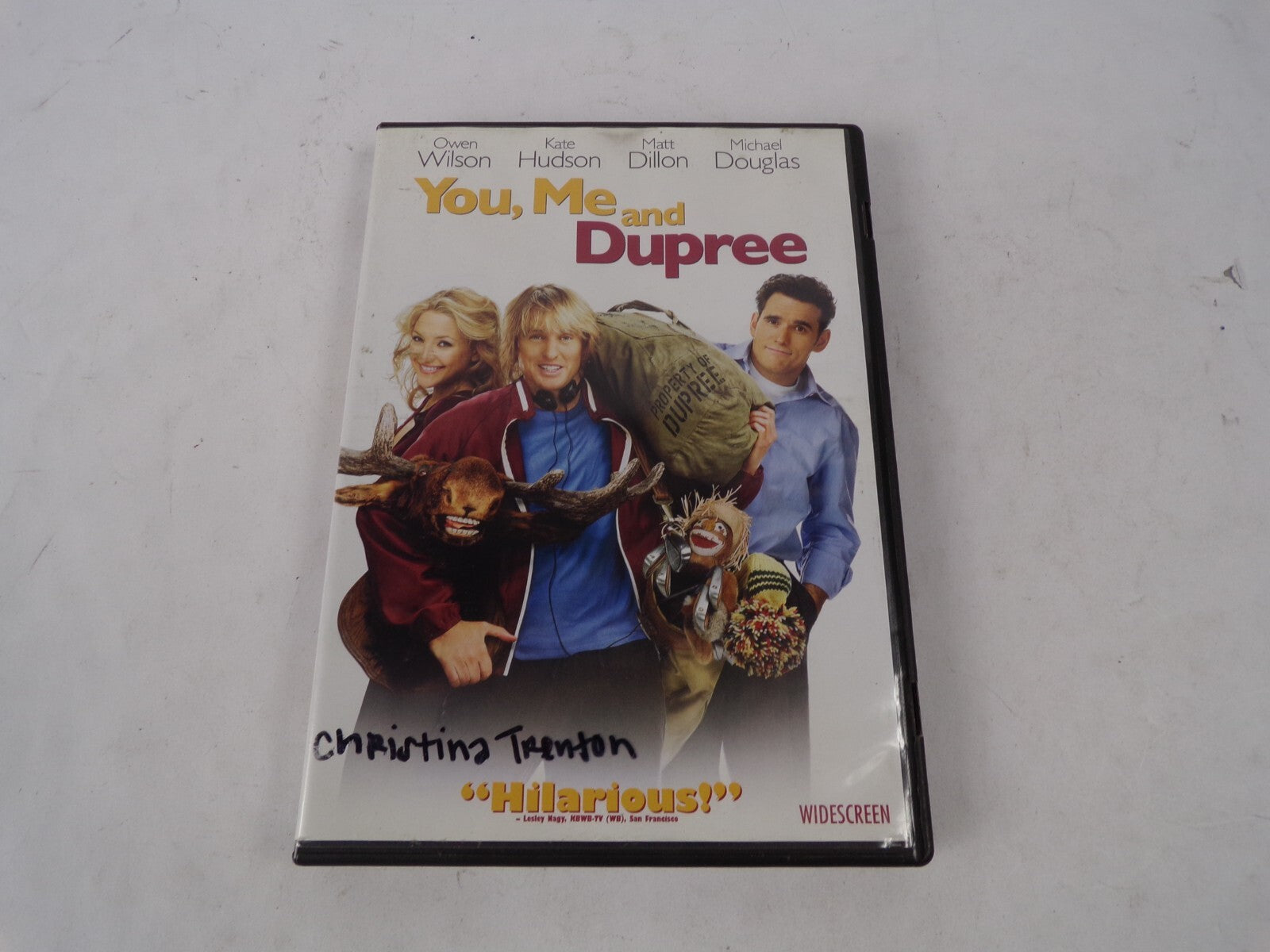 You,Me And Dupree Christina Trenton "Hilarious!" Owen Wilson Kate DVD Movies