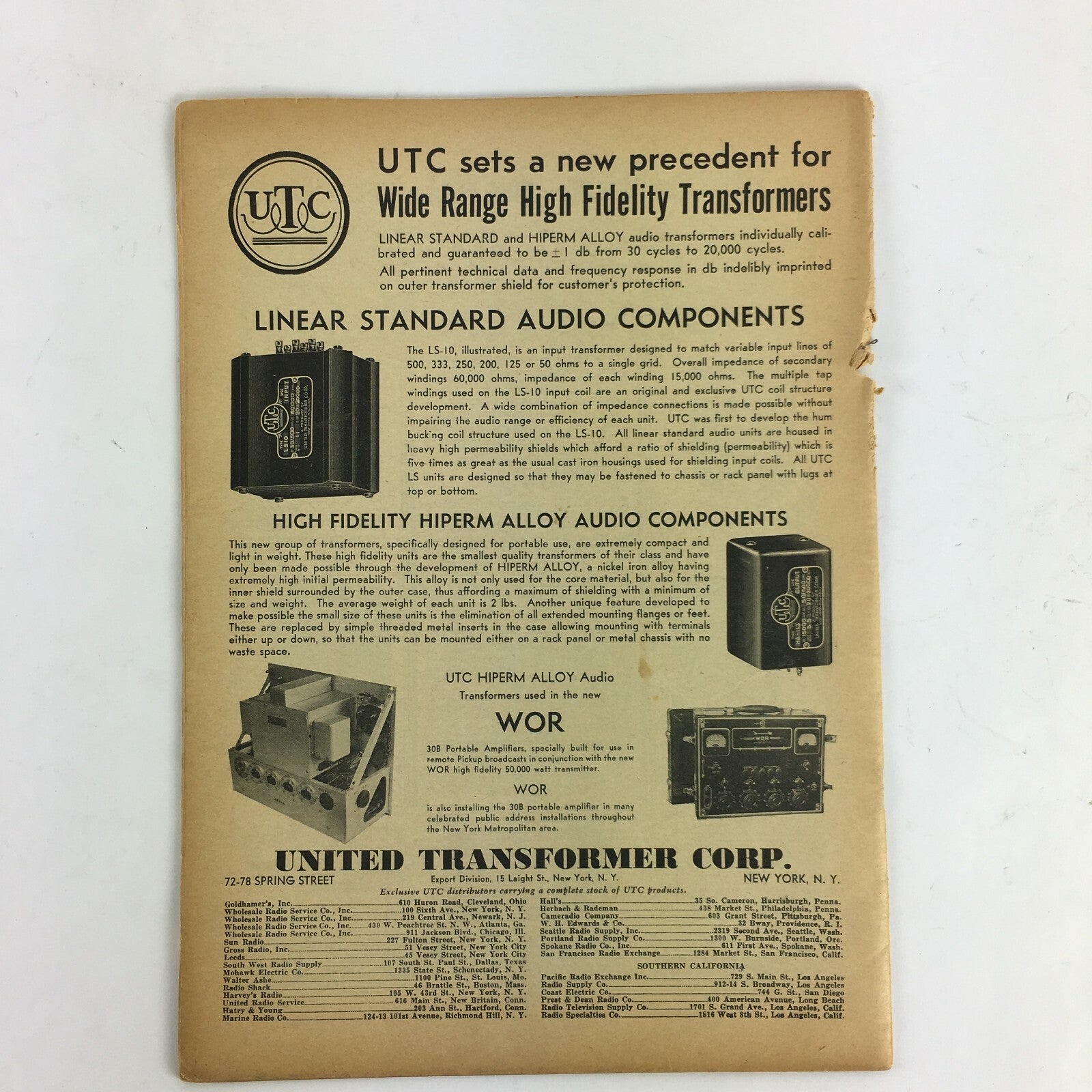 October 1935 Radio Magazine Super Gainer with Crystal Filter Ham Hints Dx News