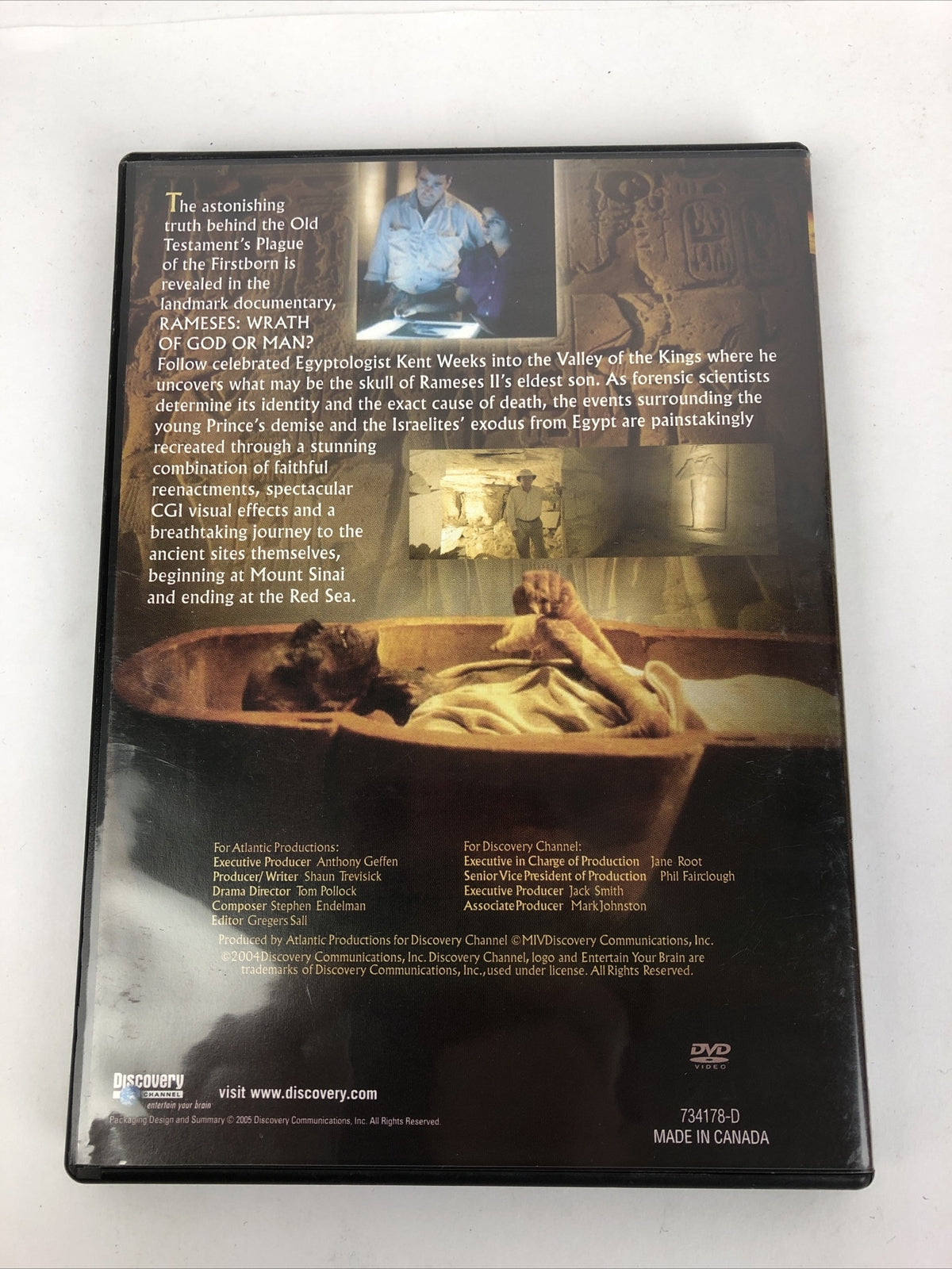 Best of Discovery Channel Rameses Wrath of God or Man? DVD Video - Mint Cond.