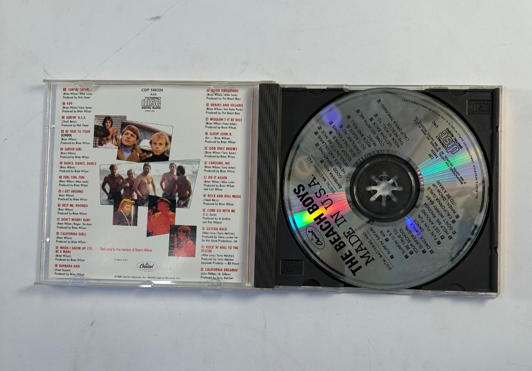 Made In USA The Beach Boys Capitol Records CD 1986