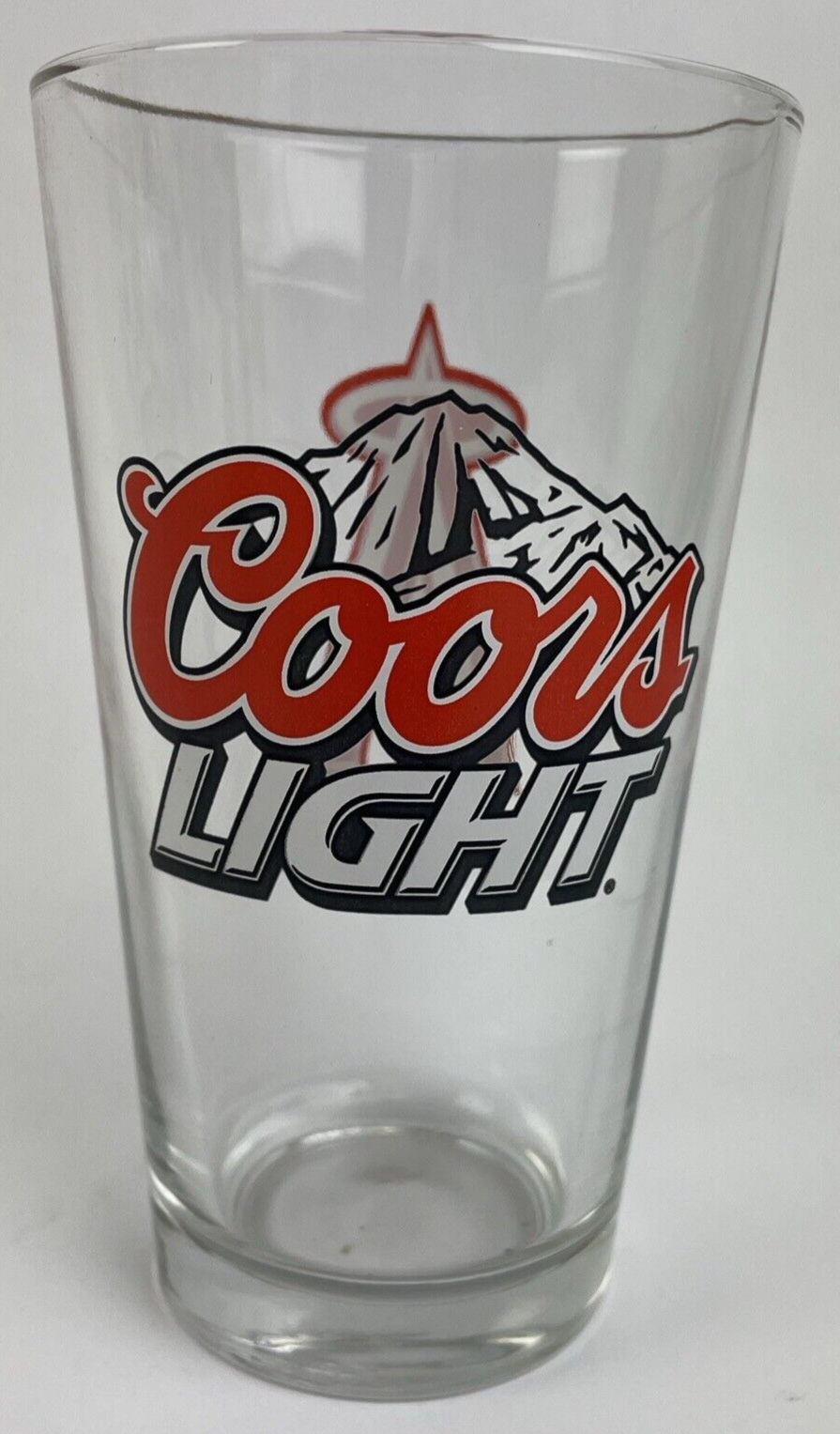 2012 VINTAGE Los Angeles Angels of Anaheim MLB COORS LIGHT PINT GLASS VGC RARE