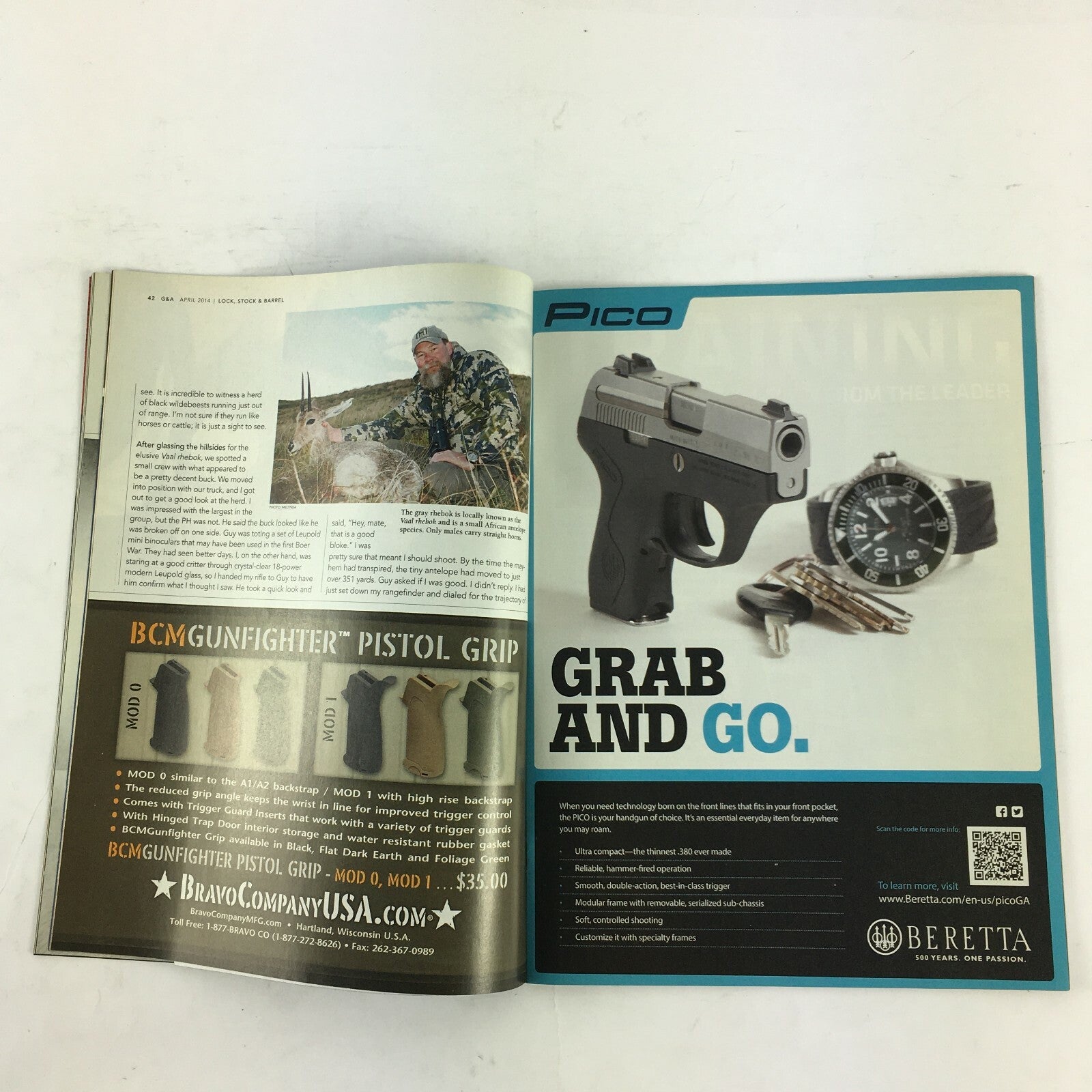 April 2014 Guns & Ammo Magazine Whoa! Smith & Wesson The .26 Nosler .44 Mag .380