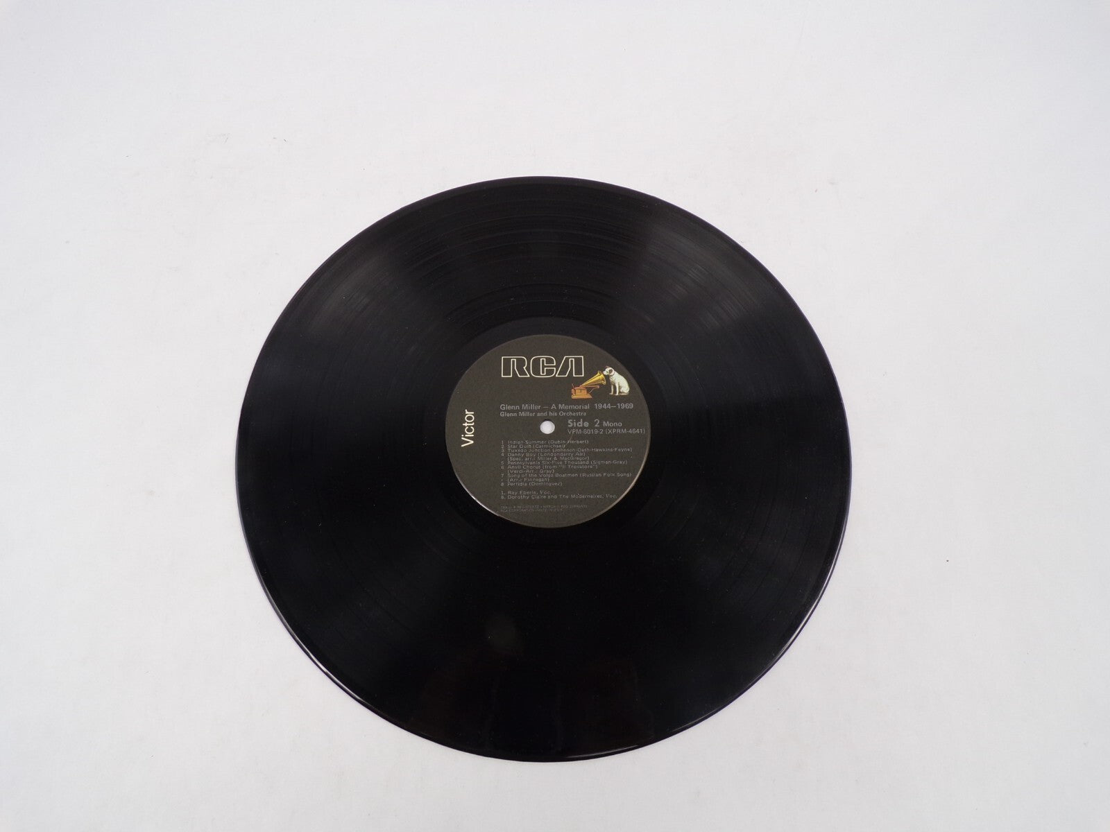 Glenn Miller A Memorial At Last American Patrol Seranade In Blue Vinyl Record