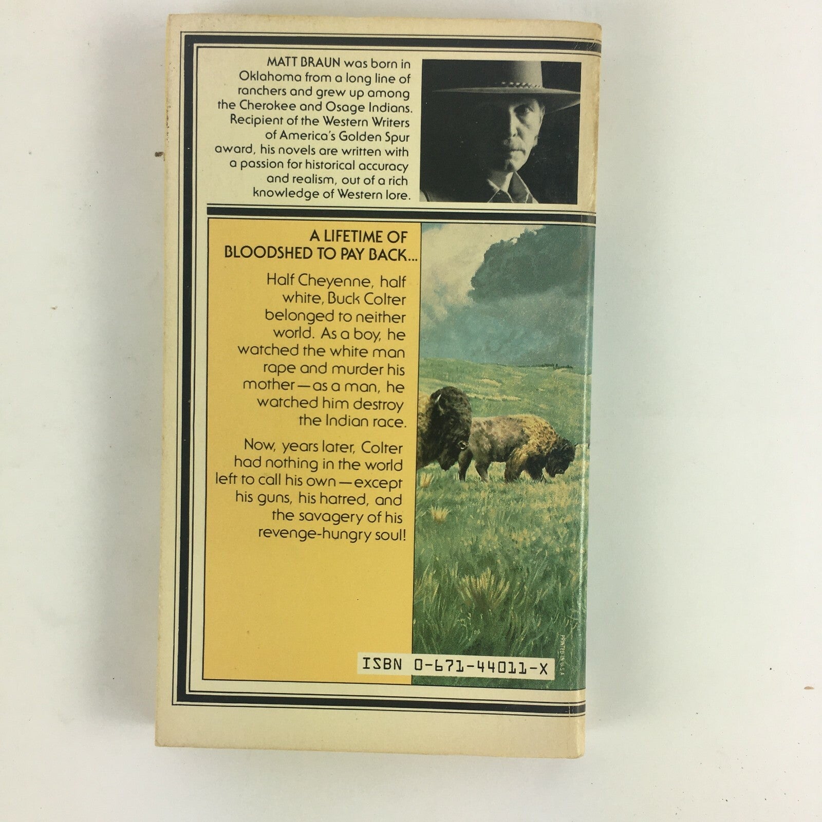 Matt Braun Buck Colter By the bestselling author of the Luke Starbuck Adventures