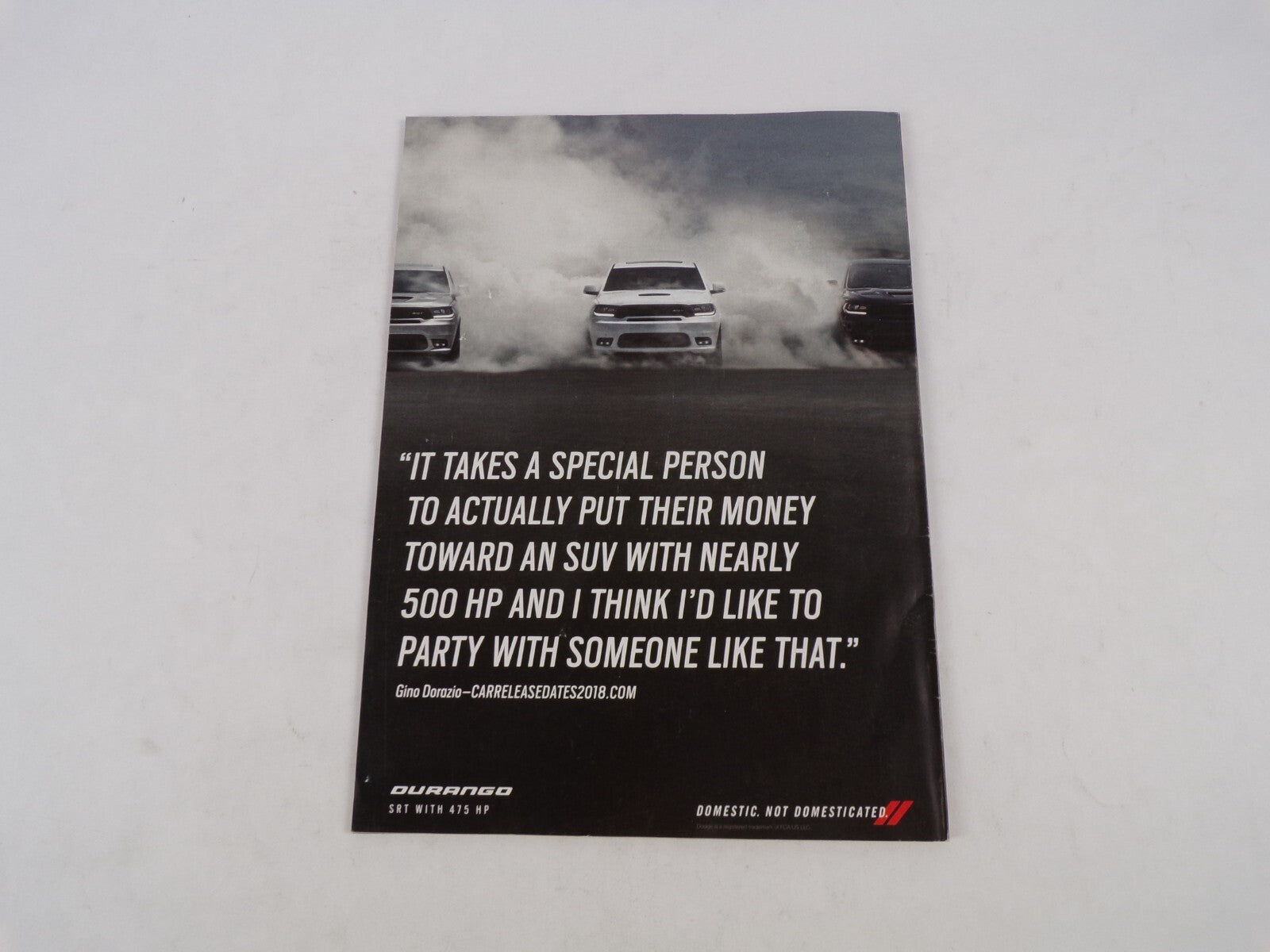 July 2019 Hot Rod Magazine Shelby G.T.350R New Continuation Cars Fod GT Track