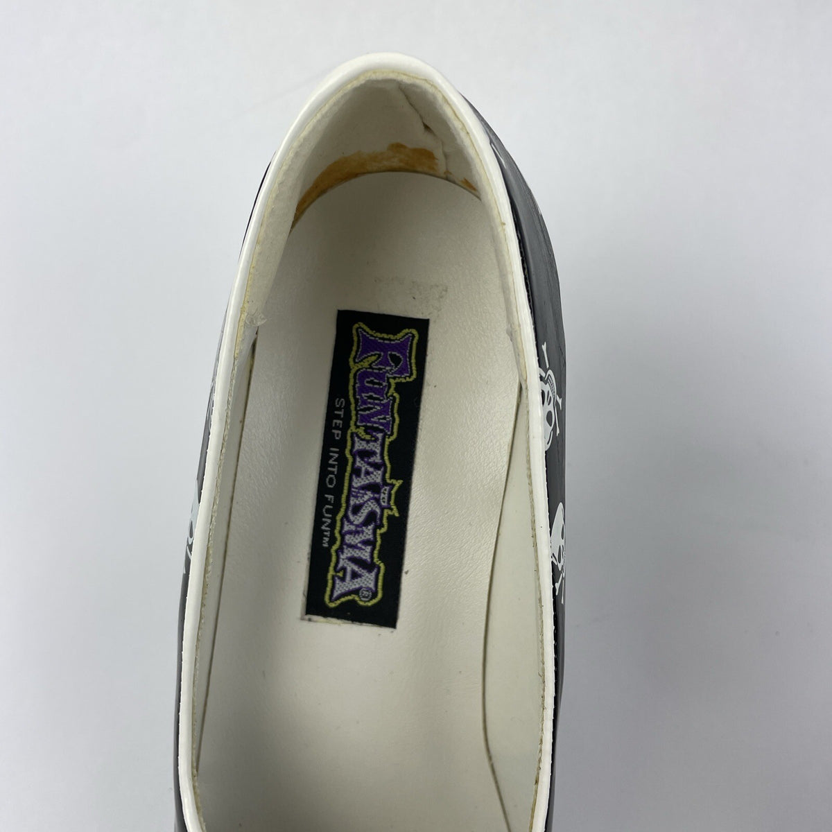 FUNTASMA by PLEASER WHT SKULL Open Toe High Heels Goth/Punk/Cosplay Size 8 US