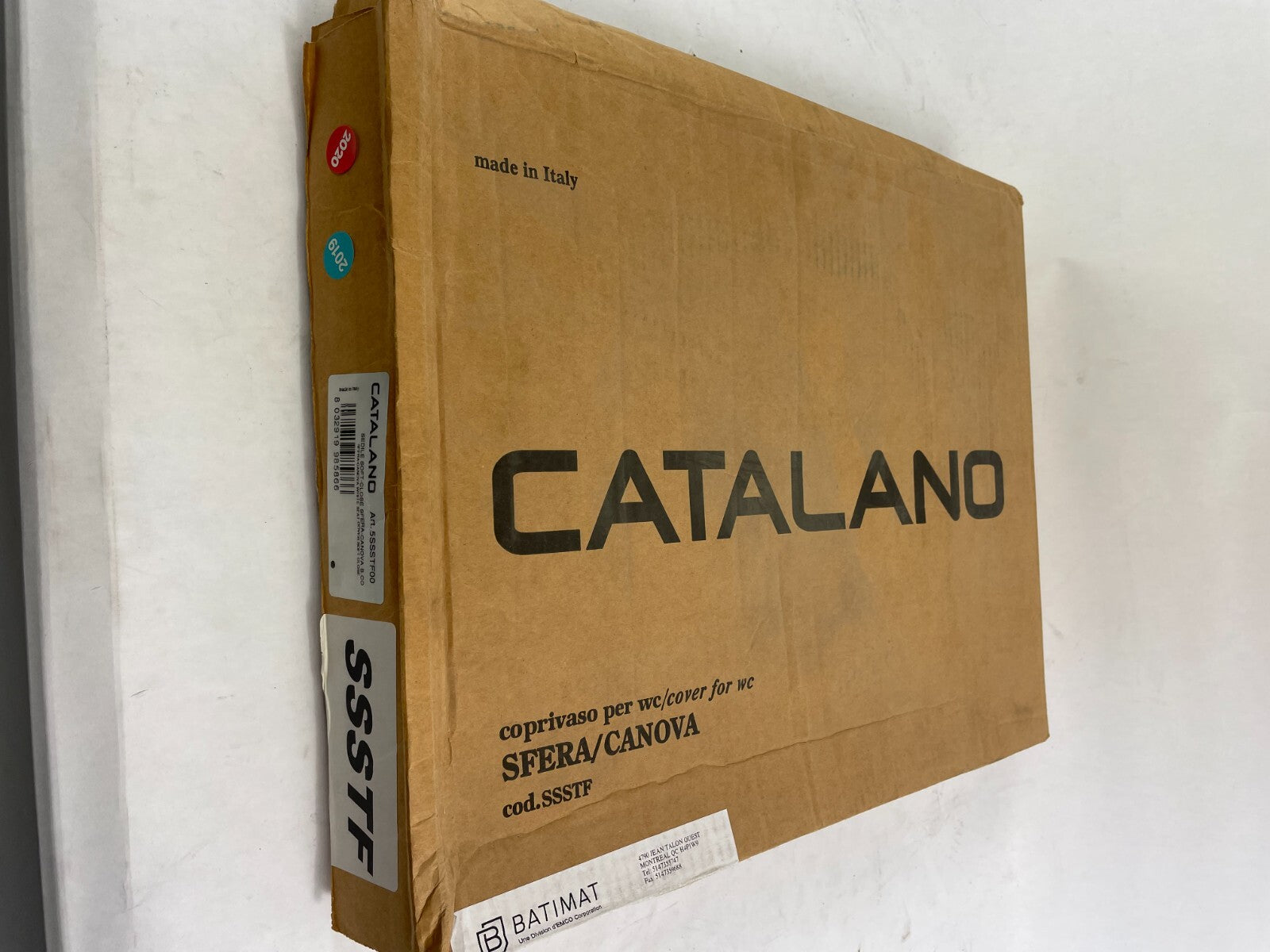 Catalano Canova Royal soft close toilet seat 5SSSTF00 white slimline WC cover