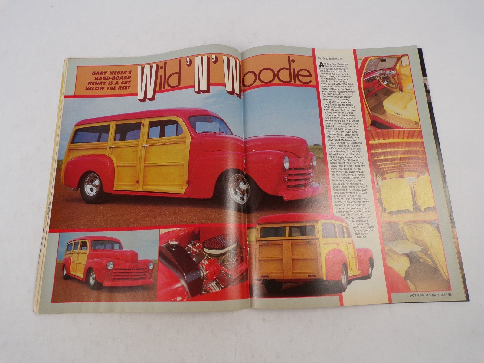 July 1987 Hot Rodding Magazine Win A 1987 Corvette! Happy Birthday Chevrolet!