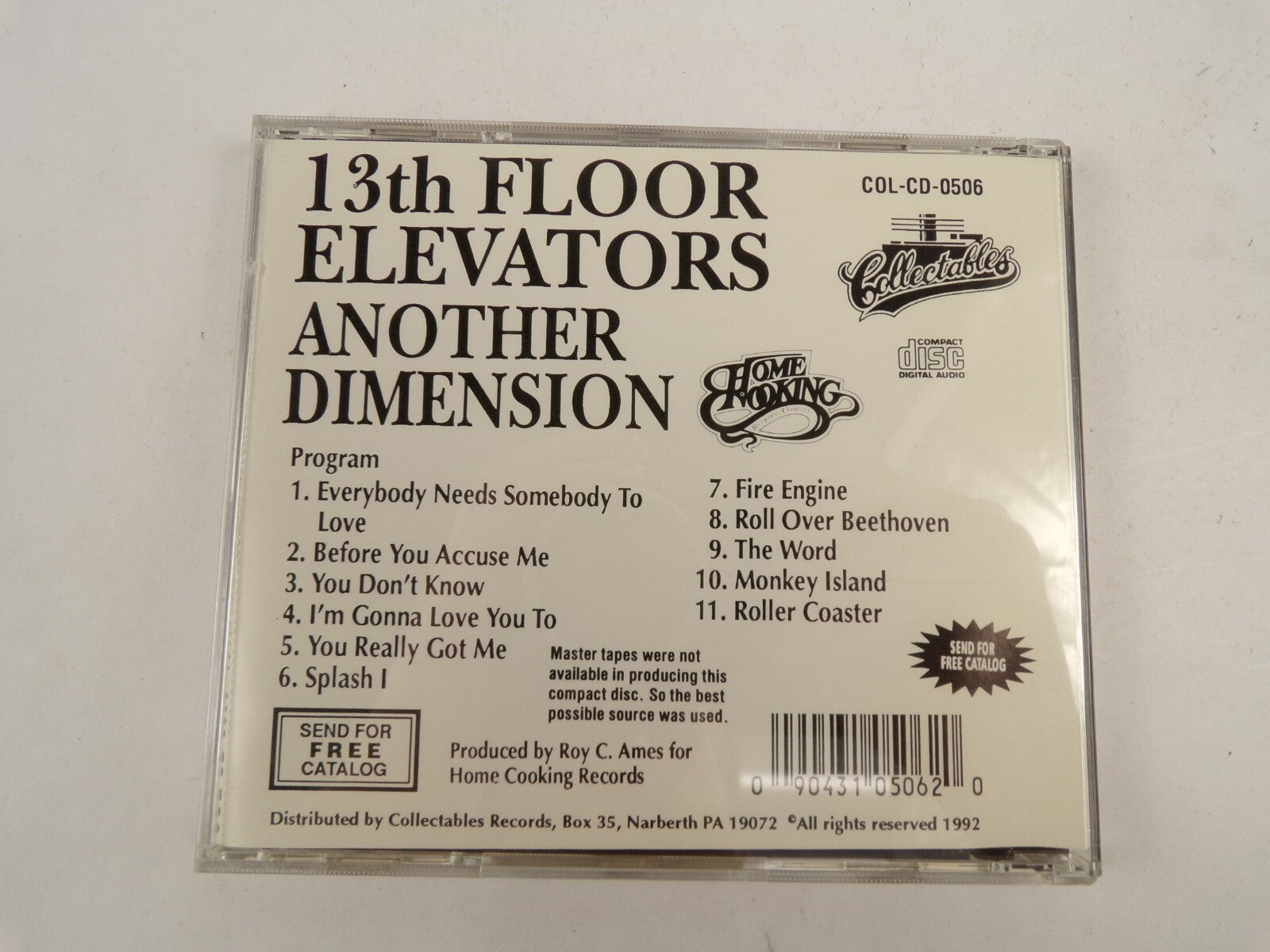 13th Floor Elevators Another Dimension Splah I Fire Engine The Word CD#45