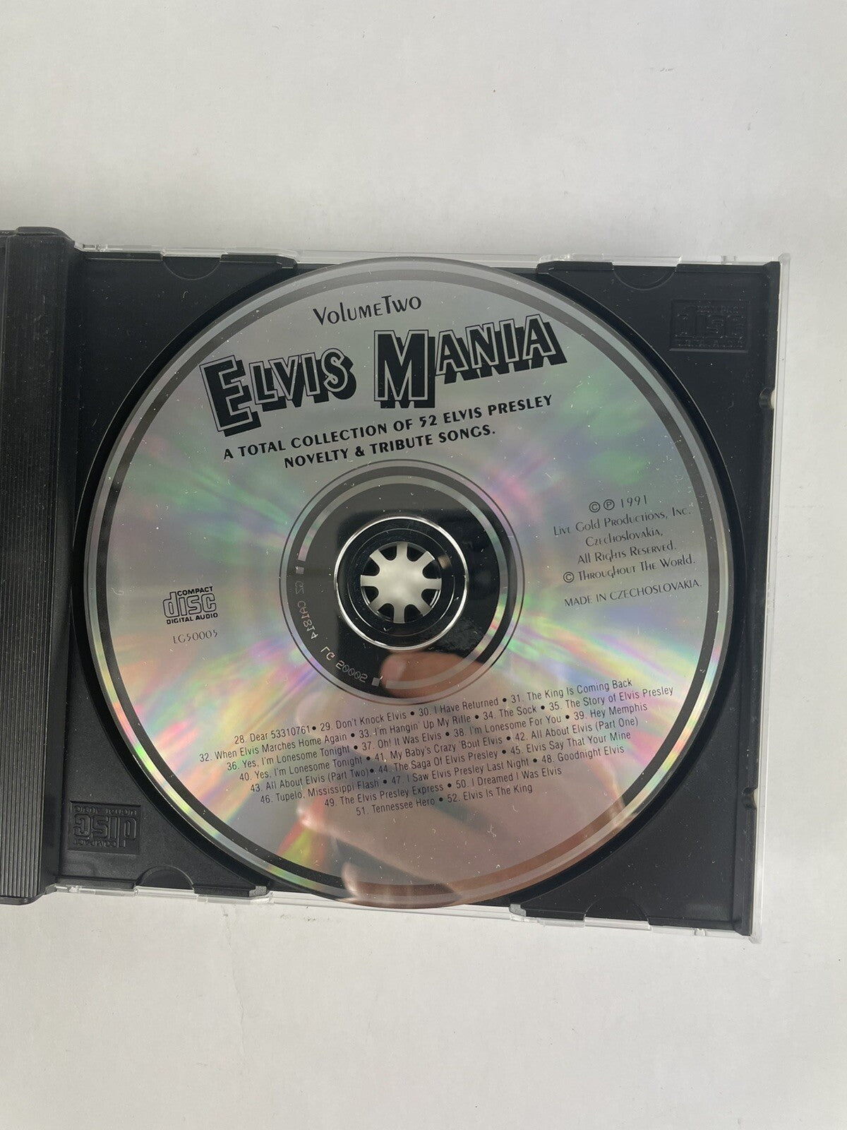 Elvis Mania Double CD, 1991 Czechoslovakian Import #8