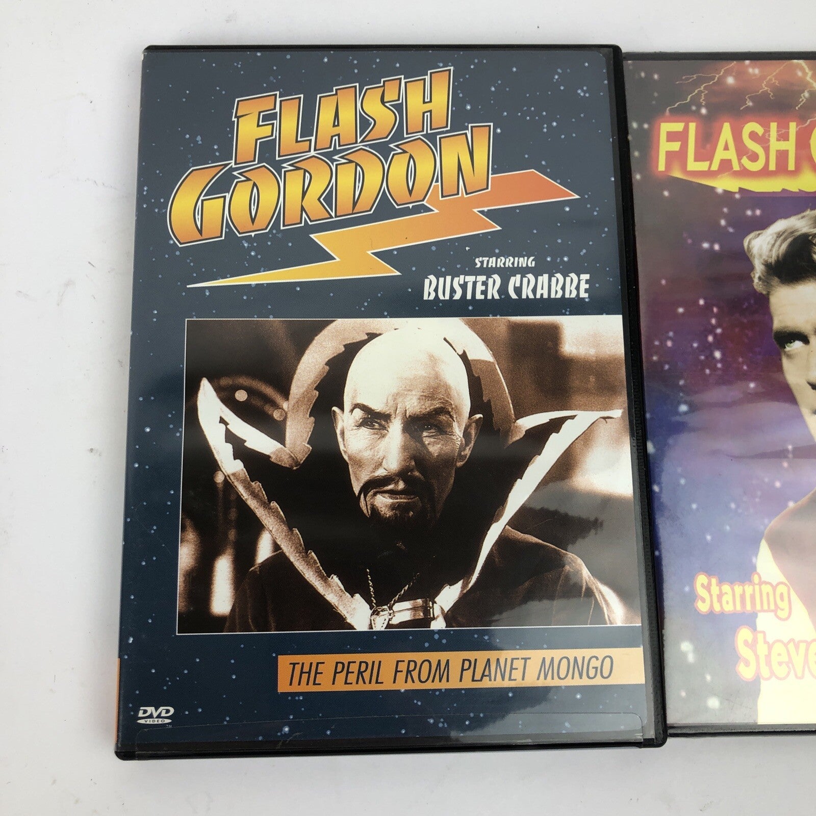 2 x Flash Gordon 3 Full Length Episodes + The Peril From Planet Mongo B&W