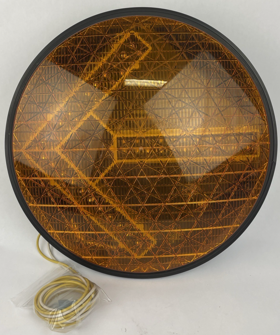 Traffic Signal Light 12" OEM DIALIGHT Yellow Arrow LED Lense Gasket NOS