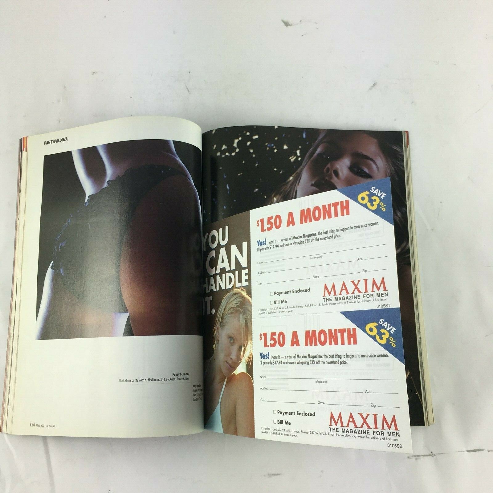 May 2001 Maxim Magazine The Rise of Eliza! Great Escapes Screw the Game