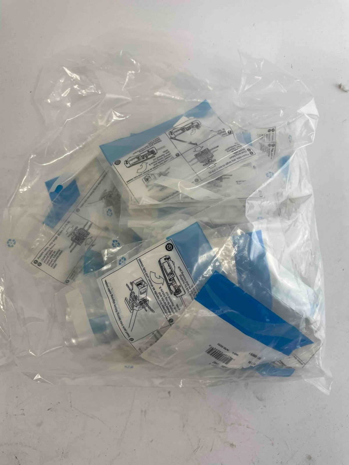 Lot of 25 x Commscope SL Series CAT3 RJ11 RJ14 RJ25 White Jack P/N: 1-1375192-3