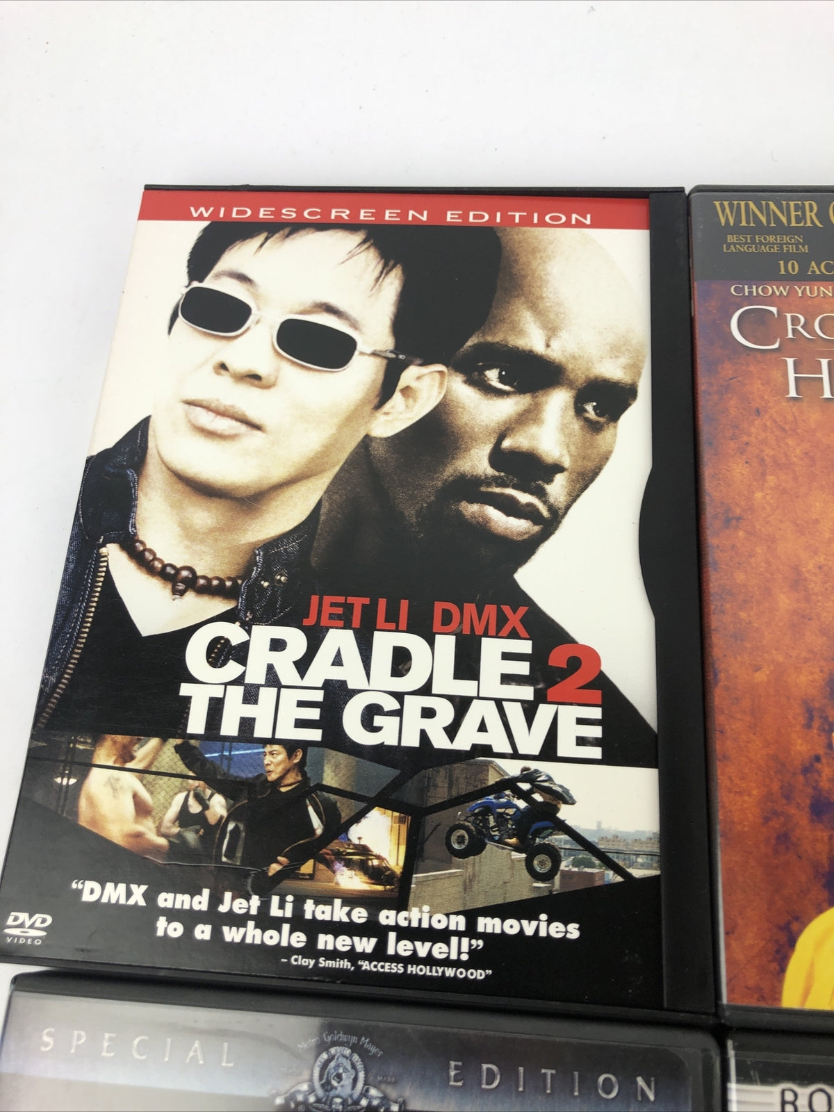 6 KUNG FU / MARTIAL ARTS MOVIE DVD LOT - Chow Yun-Fat Jackie Chan JET LI - Mint