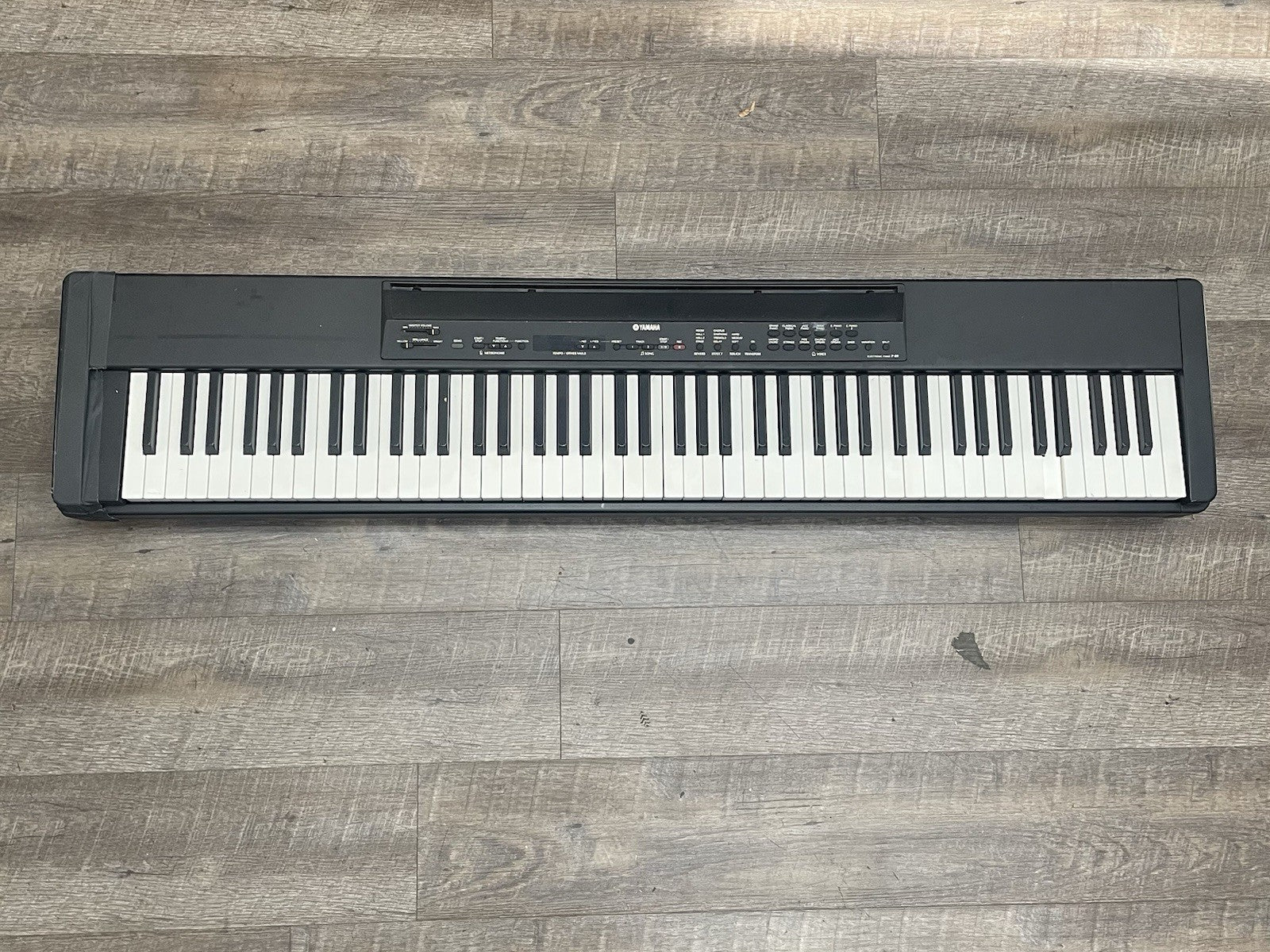 YAMAHA P-80 Electronic Piano Keyboard 88 key Black UNTESTED