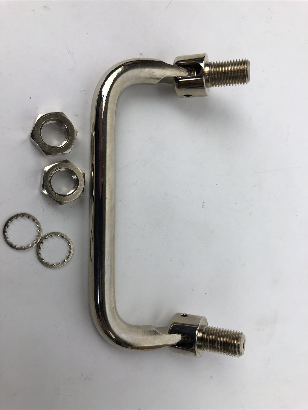 Midland Ross Stainless Steel Bow Shaped Folding Pull Handle Silver Tone USA Made