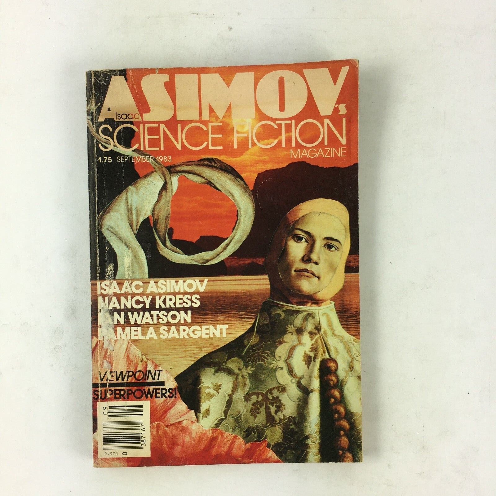 September 1983 Isaac Asimov's Science Fiction Magazine Nancy Kress Ian Watson