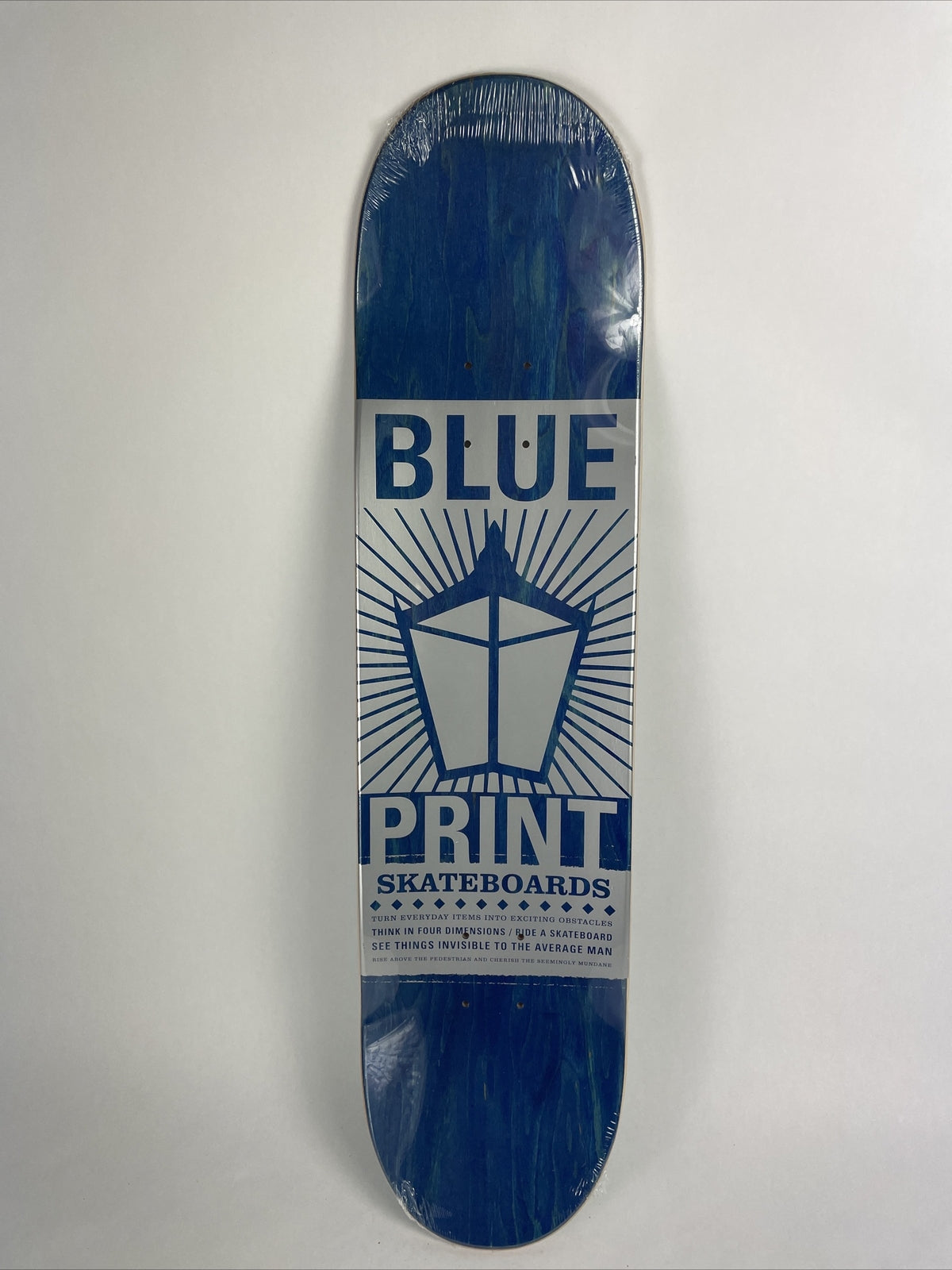 BLUEPRINT skateboards deck 8" RARE quality Courage Color Green