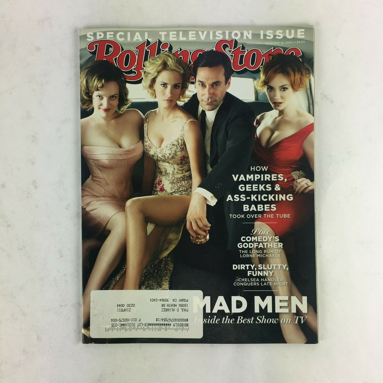 September2010 RollingStone Magazine Mad Men How Vampires Geeks&Ass Kicking Babes