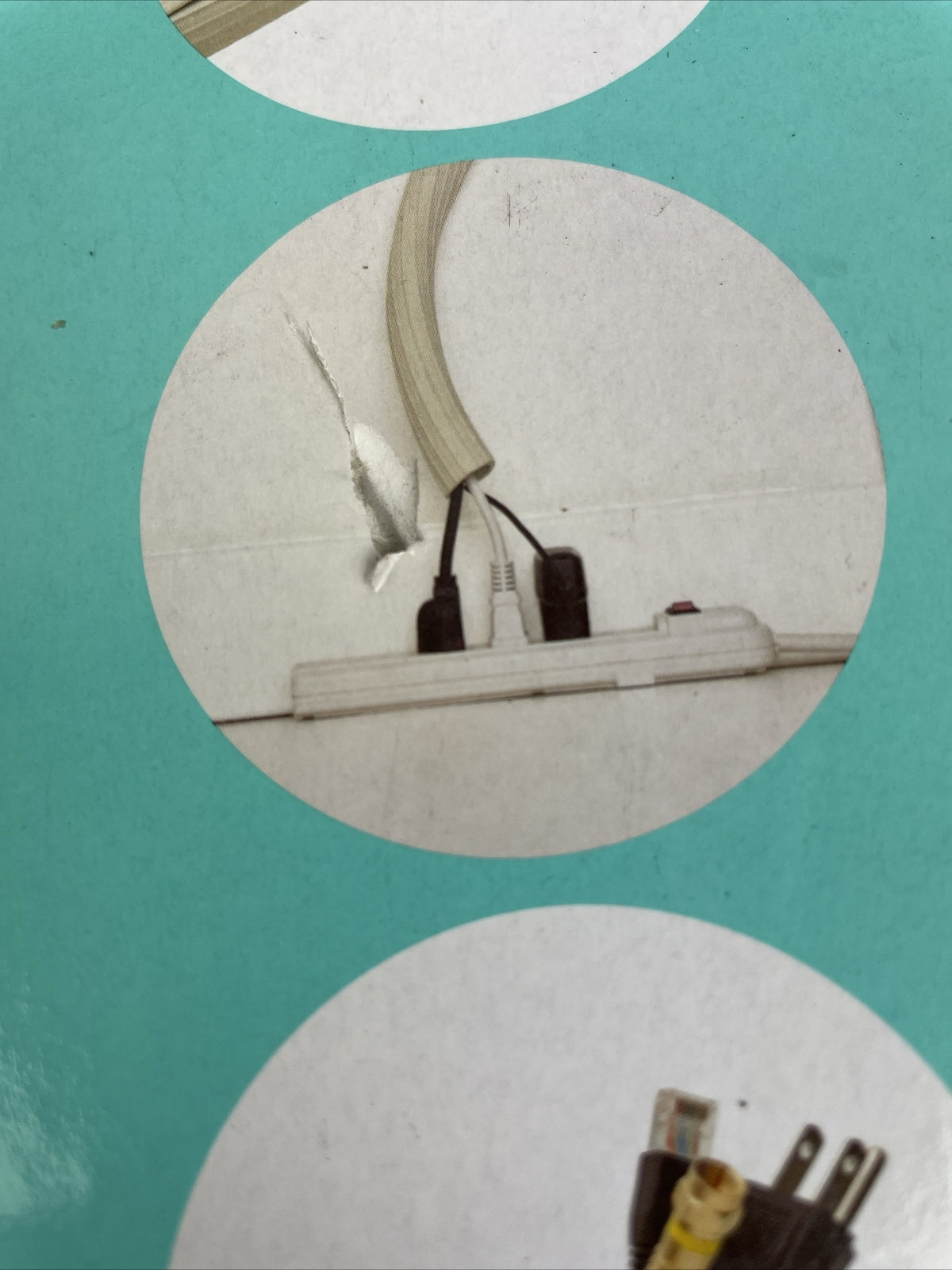 Flexi Cable Wrap ( Rubber ) 0.5" to 1" x 12 ft White UTWFCW12WH - NEW