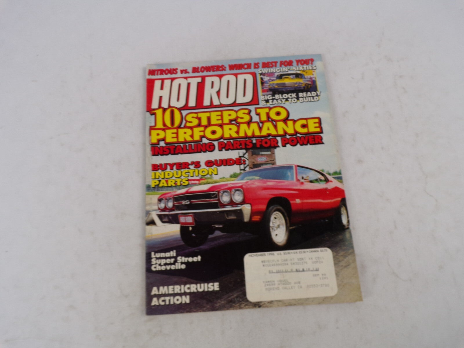 December 1996 Hot Rod 10 Steps To Performance Installing Parts For Power Buyer's
