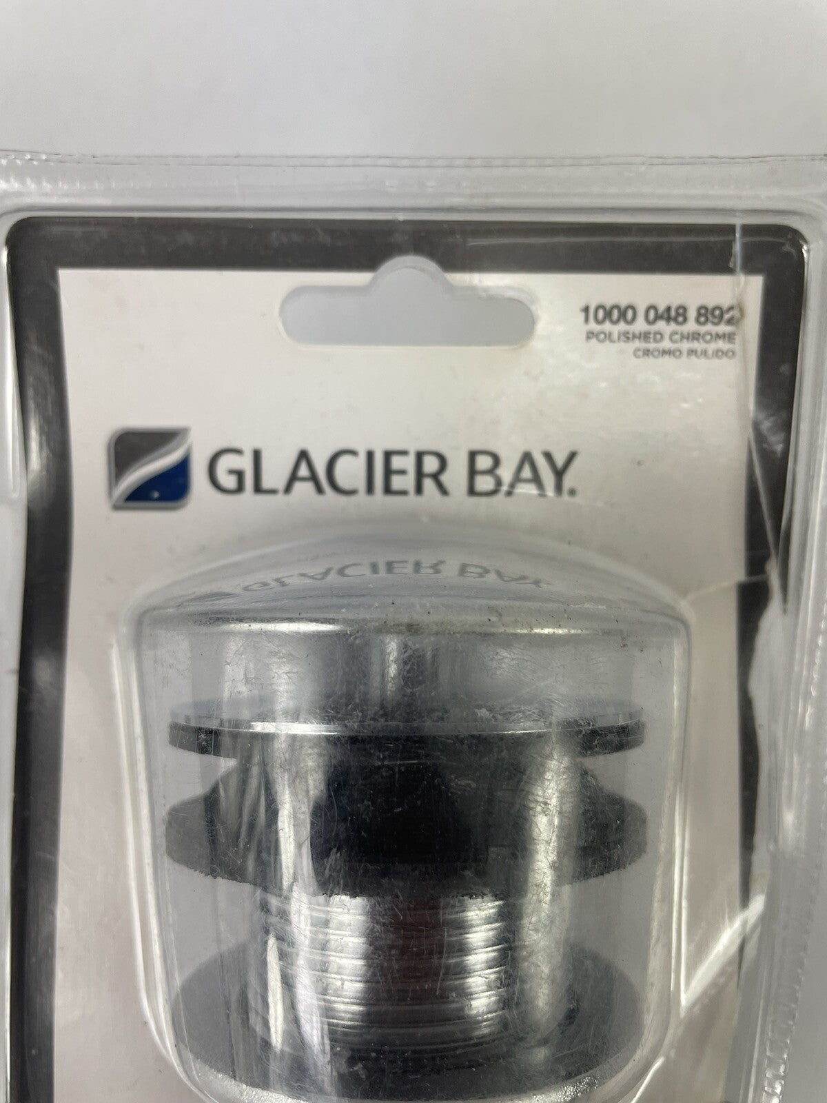 Glacier Bay 1000 048 892 Push Button 2 3/4” Drain Polished Chrome