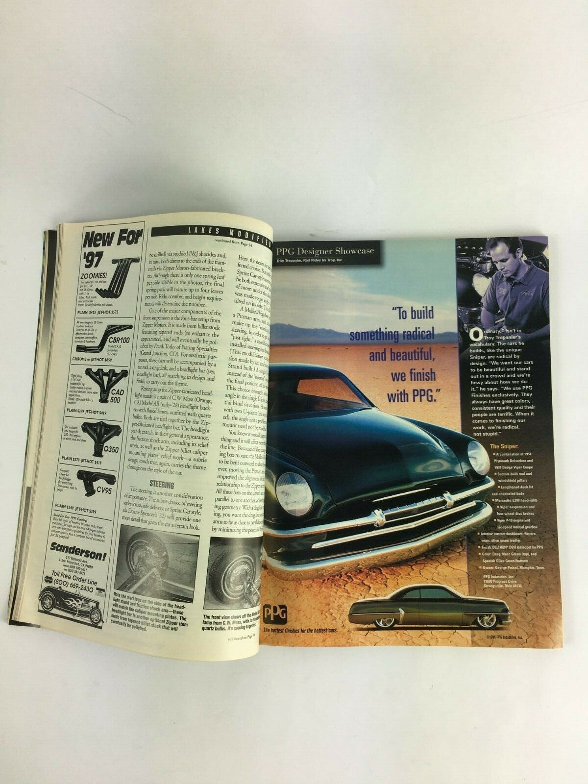 October1998 Street Rodder Magazine Induction Tune-up Carbs & T.B.I.38 Chevyvert