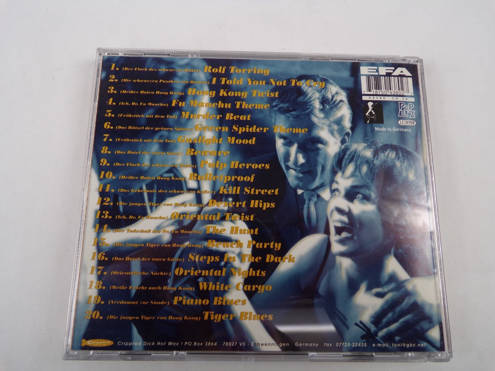 Gert Wilden & Orchestra I Told You Not To Cry Roli Torring Hong Kong Twist CD#58