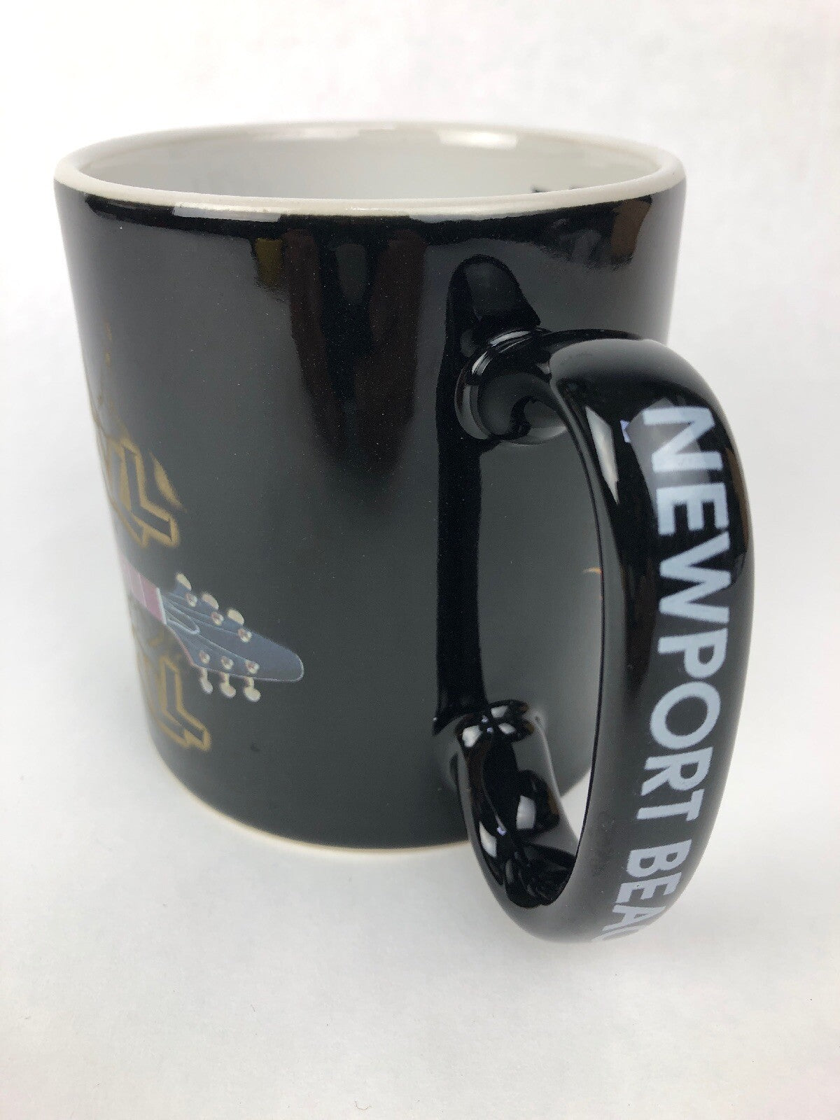 Large Hard Rock Cafe Newport Beach Oversized Coffee Cup Mug Love All Serve All