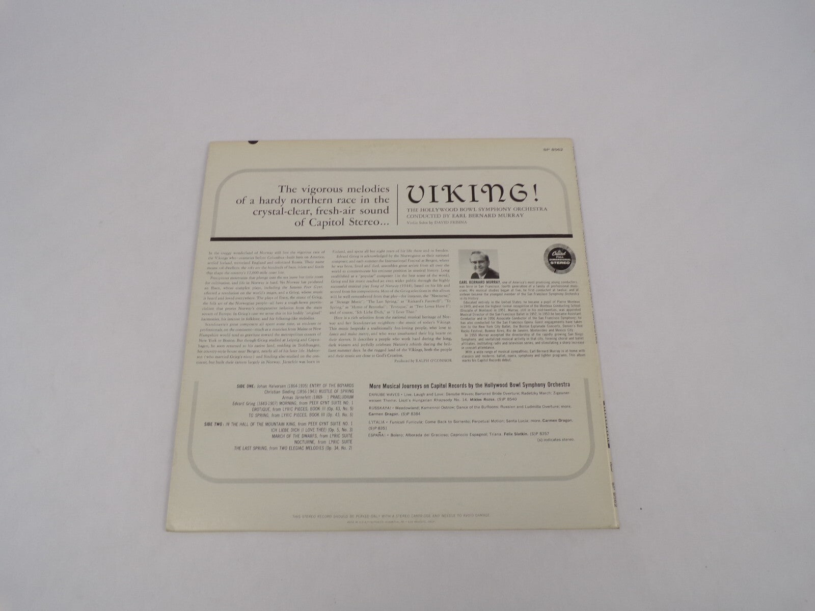 Viking! Hollywood Bowl Symphony Orchestra Entry Of The Boyards Vinyl Record