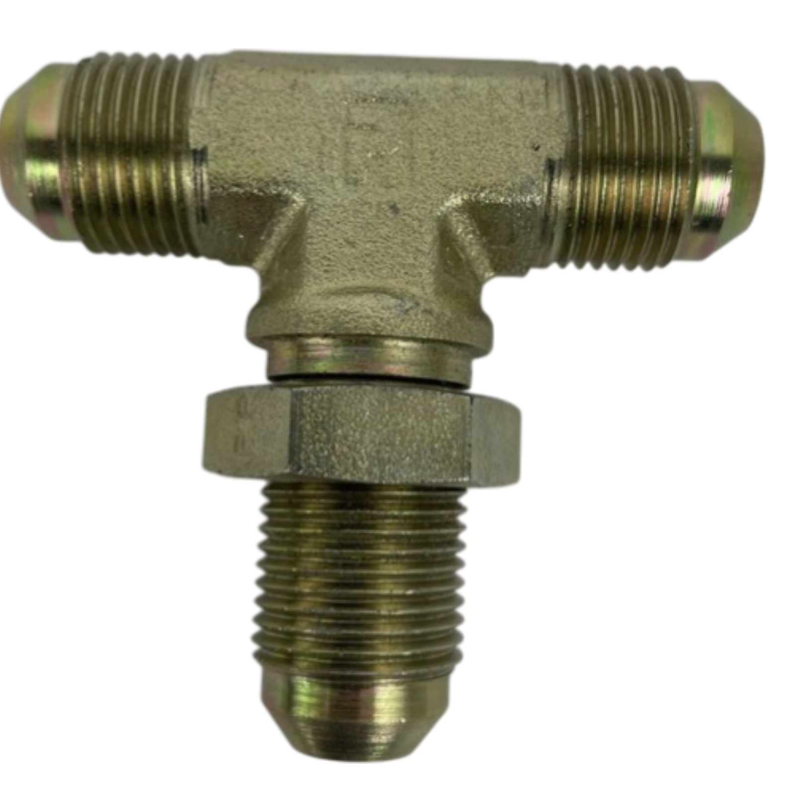 Parker 12-S50X-S 1-1/16-12 SAE ORB Male x 3/4" JIC x 3/4" JIC Branch TEE
