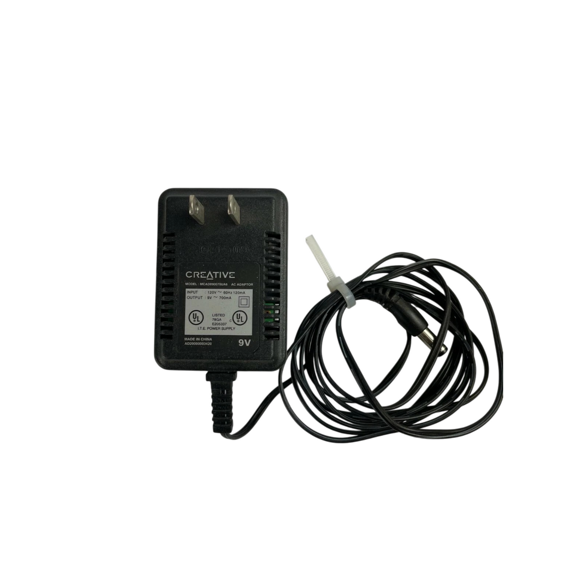Genuine Creative MCAD090070UA6 AC Adapter OP 9 V 700mA Power Supply Adapter A40
