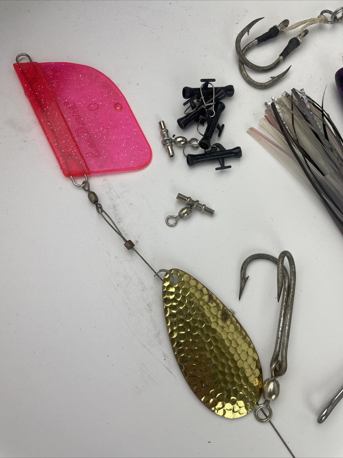 Salt water deep Sea Fishing Terminal Tackle Lot Zukers Lures Tady 45 Swim Baits