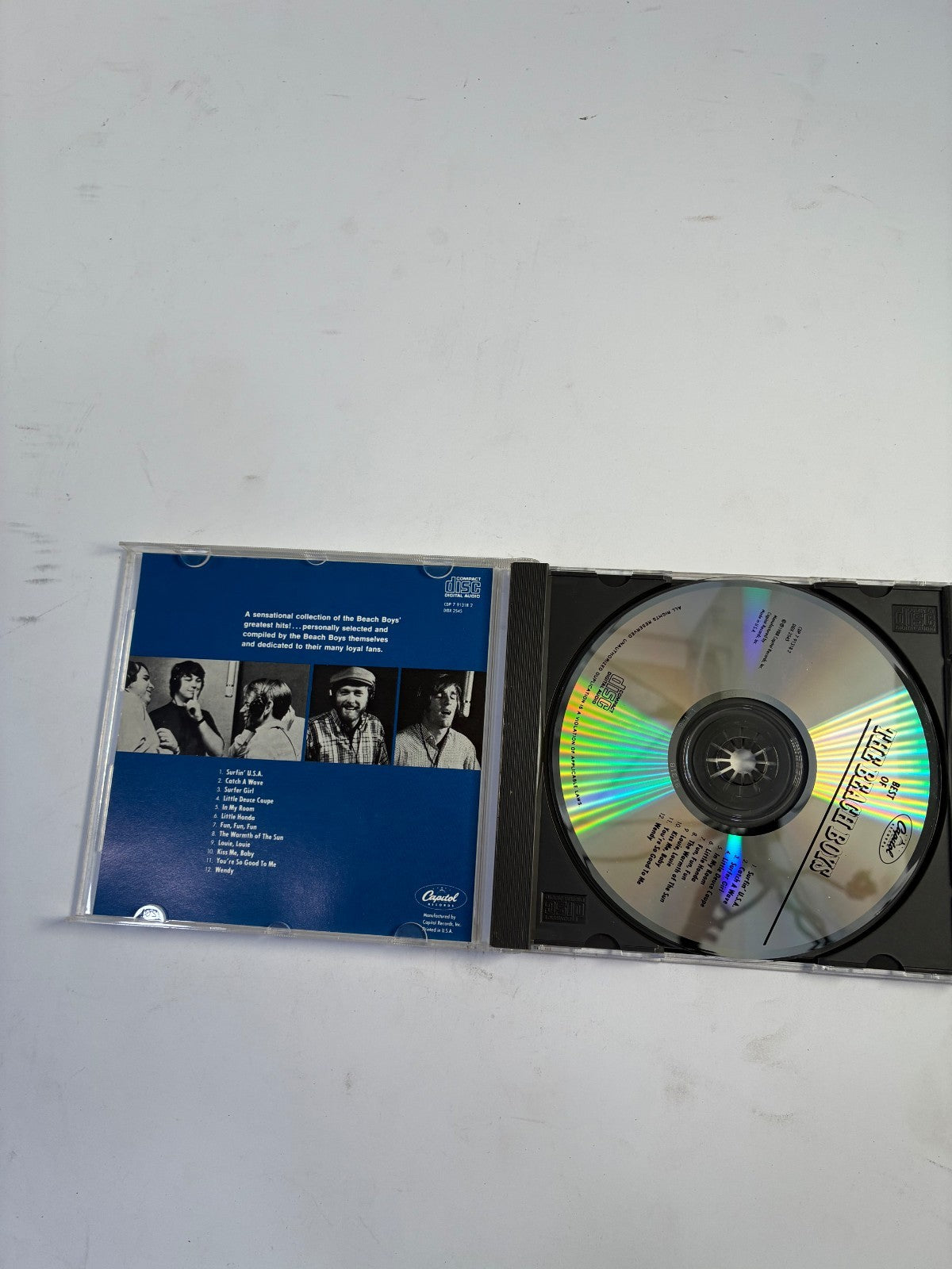 Best Of The Beach Boys The Beach Boys Capitol Records CD 1988