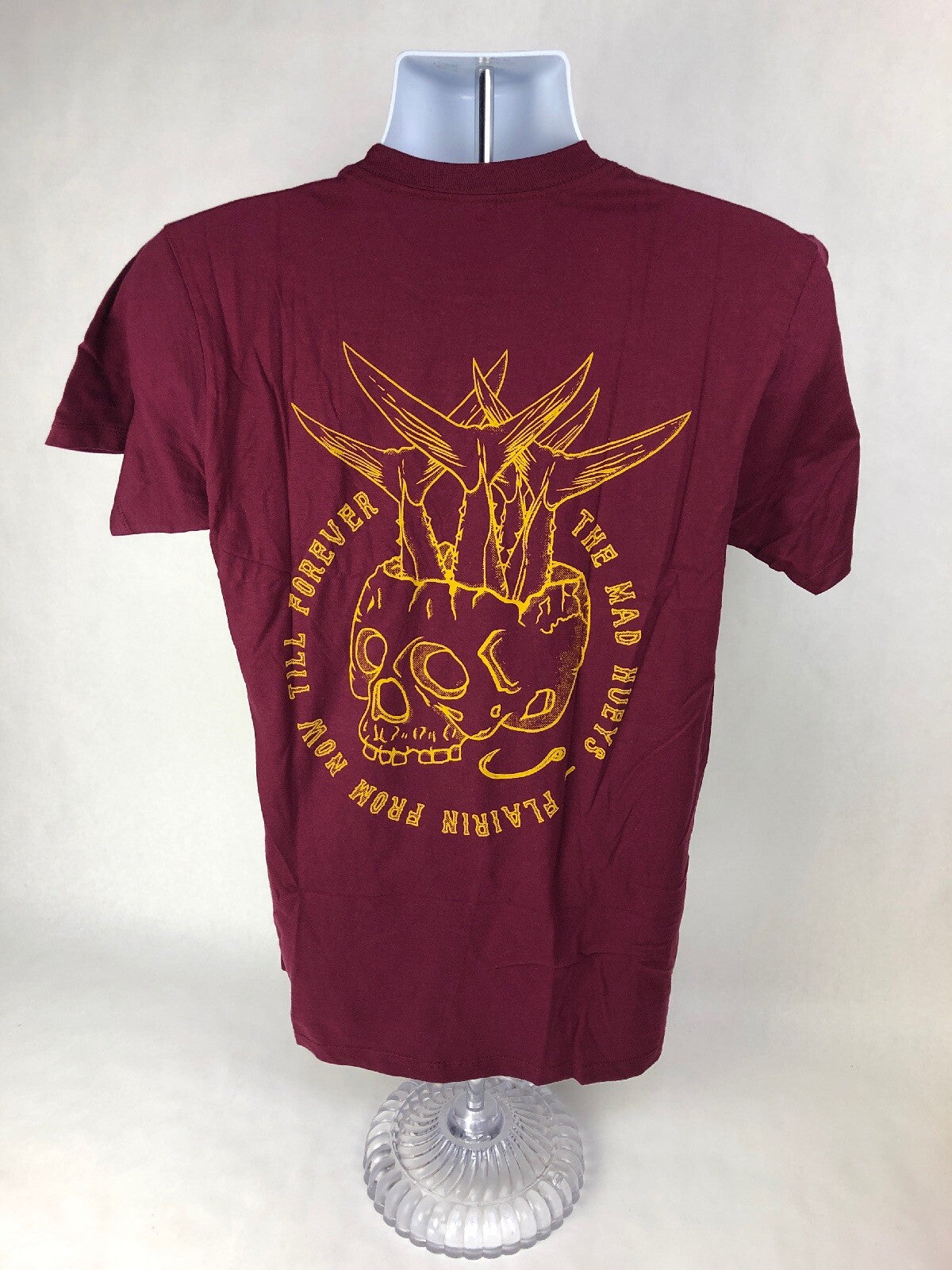 NEW Original THE MAD HUEYS Men’s Fishing Camping Tuna And Skull T-Shirt Medium