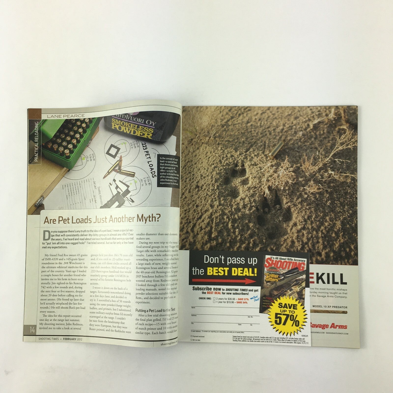 Shooting Times Magazine Short Barrel 1911s 15 Gun Shoot Out .257 Roberts .40-Cal