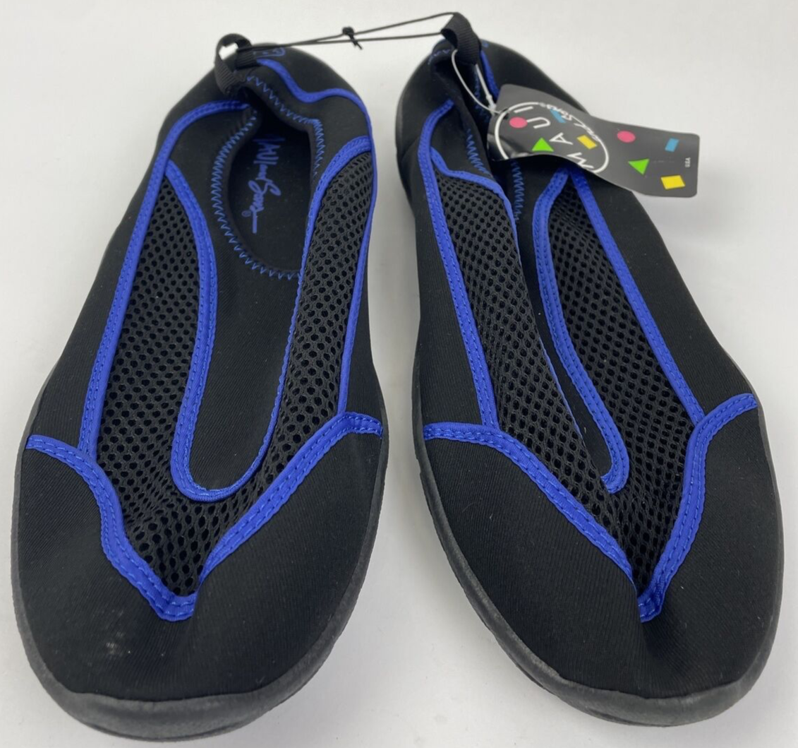 Maui and Sons Tide Mens Dark Blue Stretch & Mesh Upper TPR Water Shoes Size 12