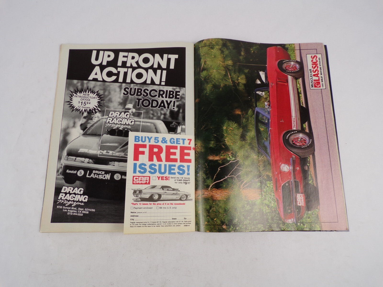 August 1989 Car Craft Junk! 200 MPH On Nitrous! Camaro Compar '67-'69 Z/28s Musc