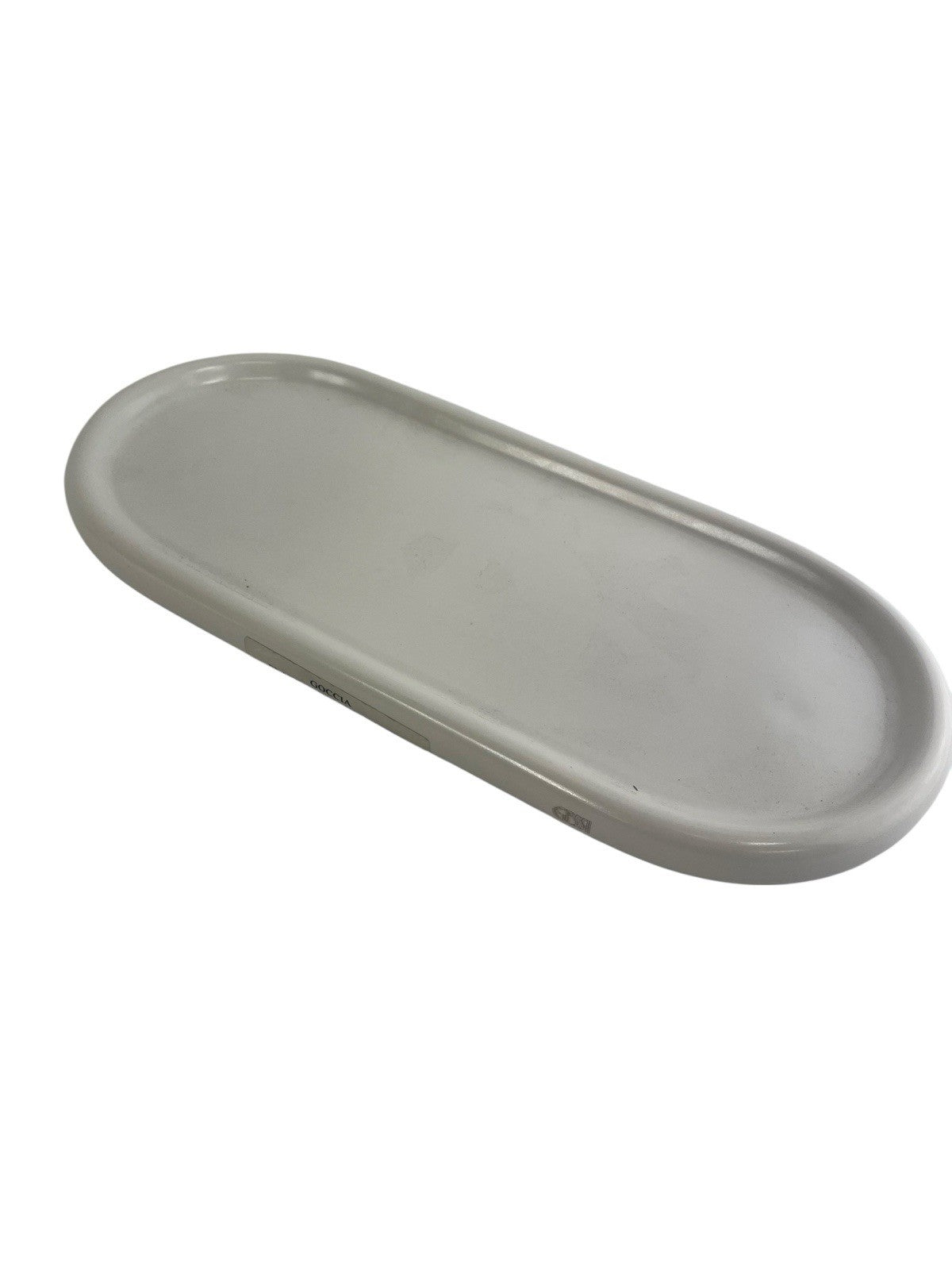Gessi Goccia Art. 38155 Ceramic Soap Dish White 12" x 5.5"