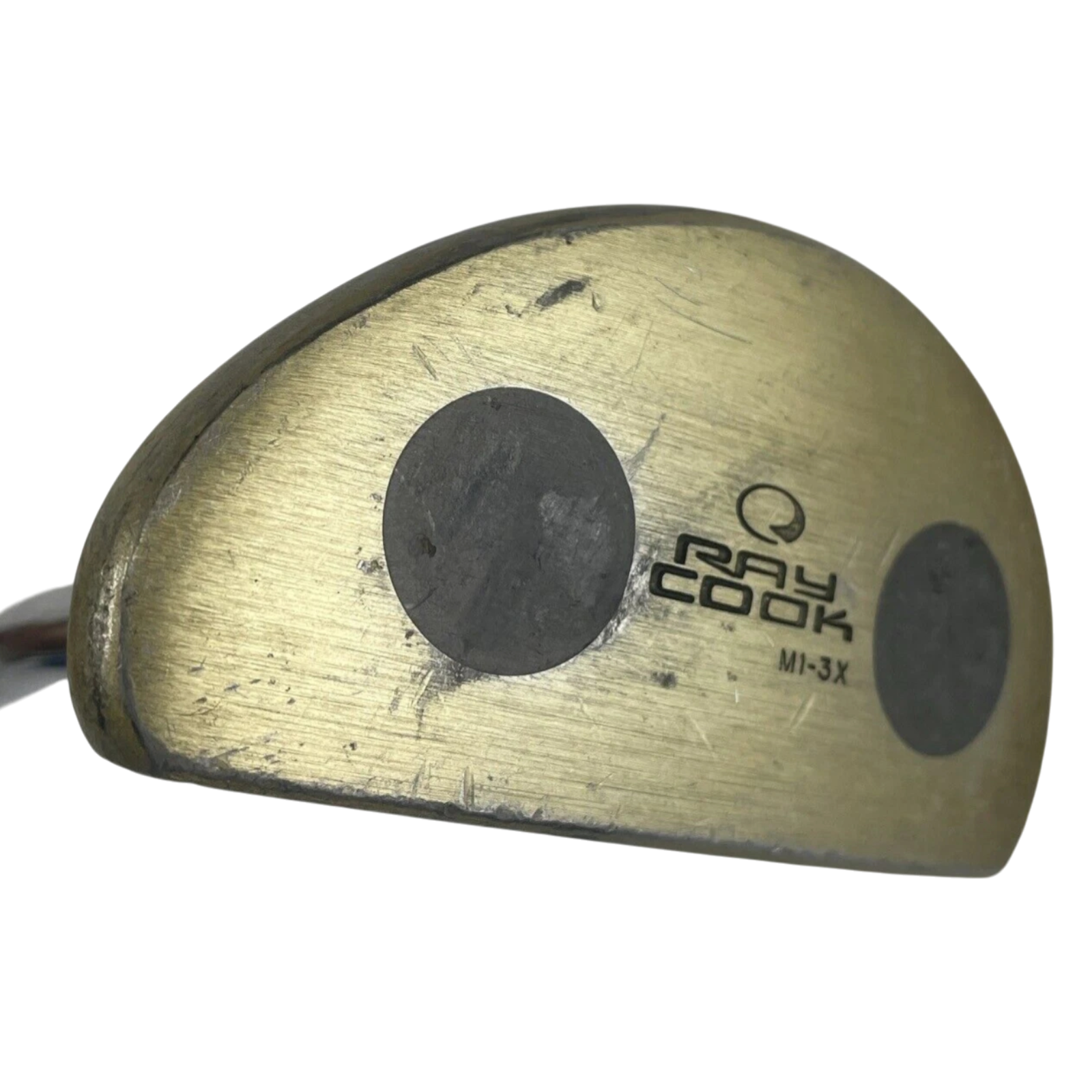 Men right handed face balanced Ray Cook M1-3X Mallet Gold Milled Face