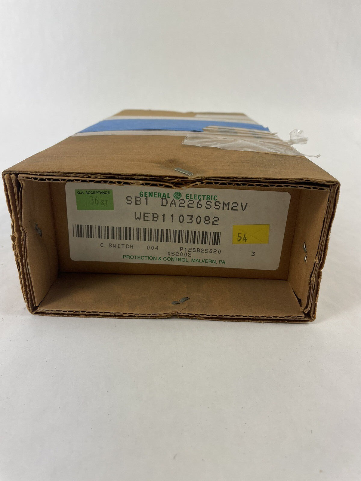 GENERAL ELECTRIC 16SB1DA226SSM2V ROTARY BREAKER CONTROL SWITCH 16SB1 4 STAGES