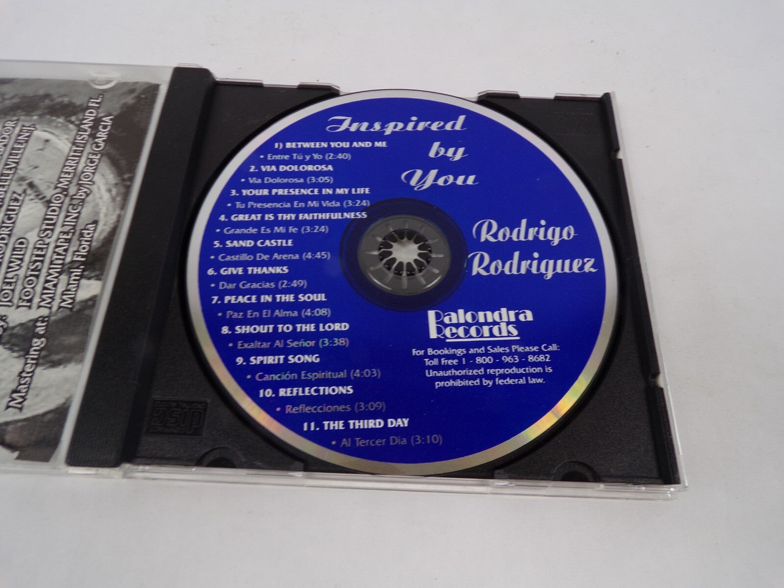 Inspired By You Rodrigo Rodriguez Via Dolorosa Your Presence In my Life CD#63
