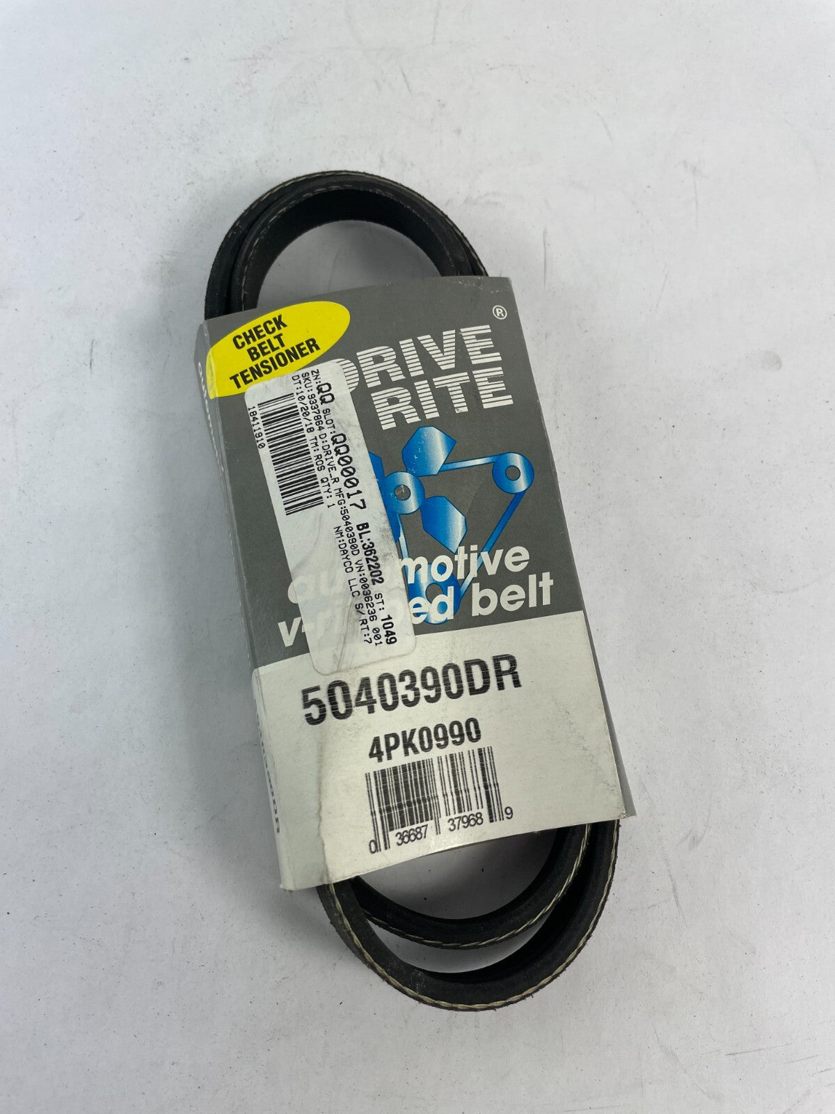 OEM Dayco Drive Rite 5040390DR 4PK0990 Check Belt Tensioner A10