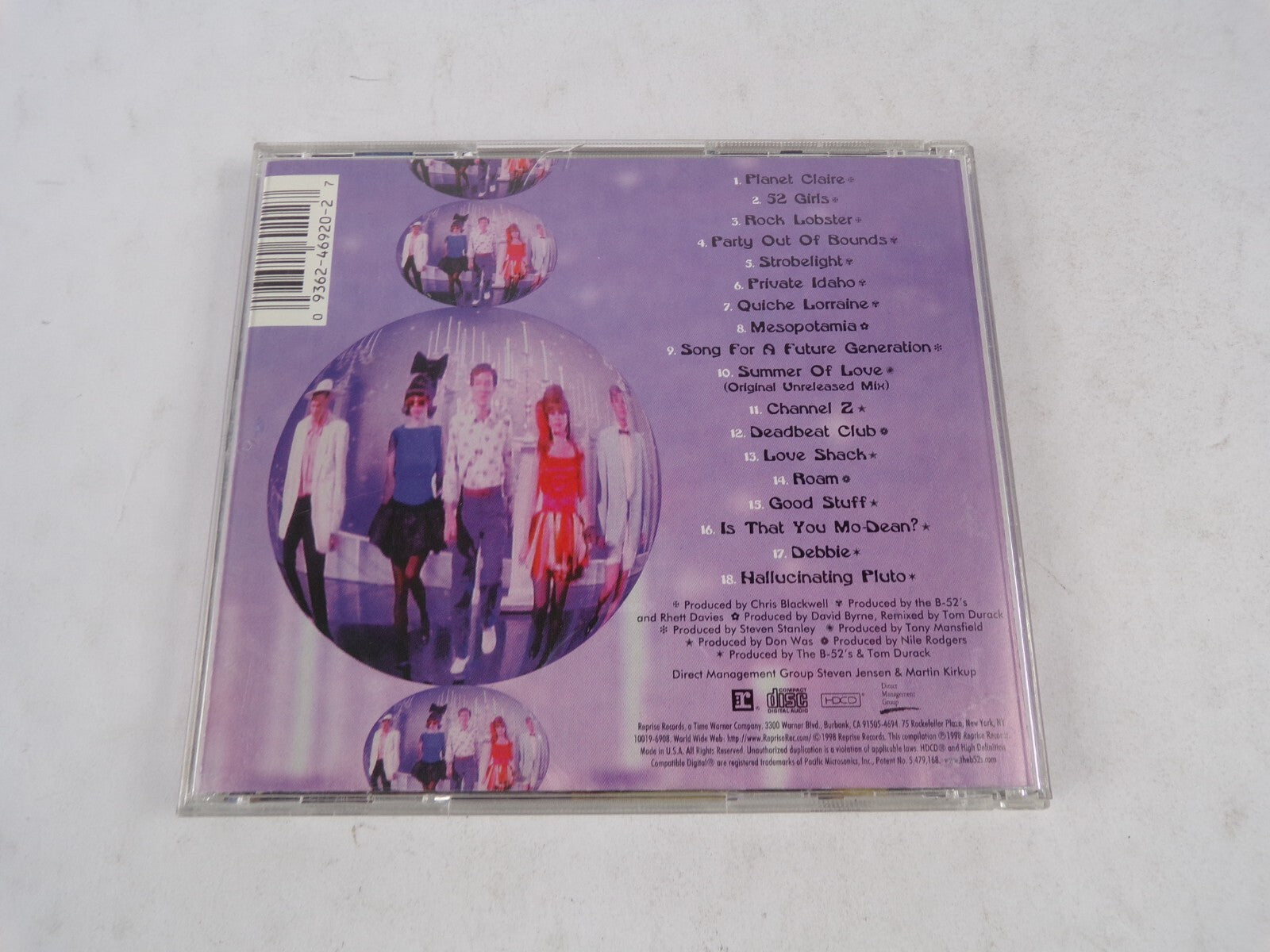 The B-52's Planet Claire 52 Girls Rock Lobster Party Out Of Bounds StrobeliCD#19