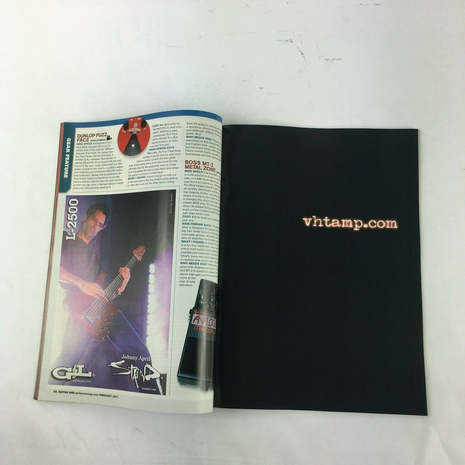 February 2007 Guitar One Magazine Play Better Sound Better Clapton's Iconic Axes