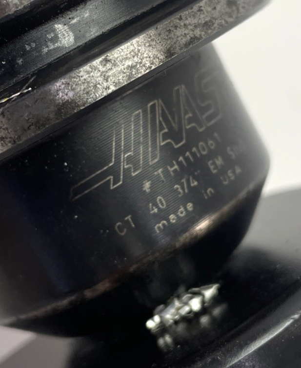 Haas TH111061 CT 40 3/4" EMStub w Sierra American Flycutter FC-25 Machinist Tool