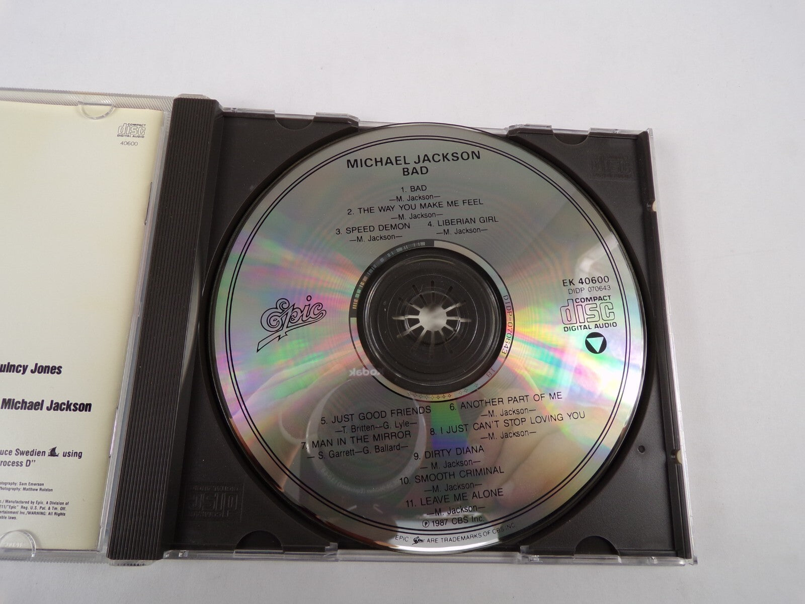 Michael Jackson Bad Speed Demon Liberian Girl Dirty Diana Leave Me Alone CD#58