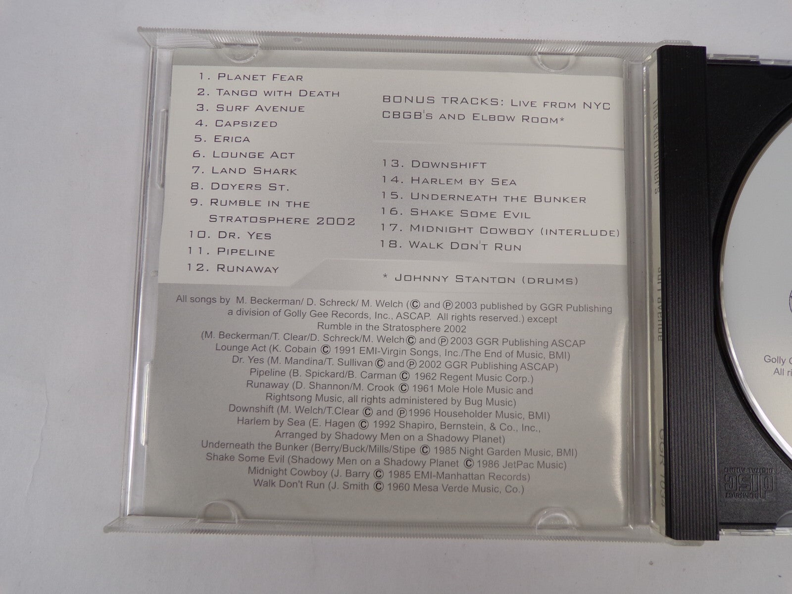 Surf Avenue Mike Beckerman Dave Schreck Michael Welch CD #12