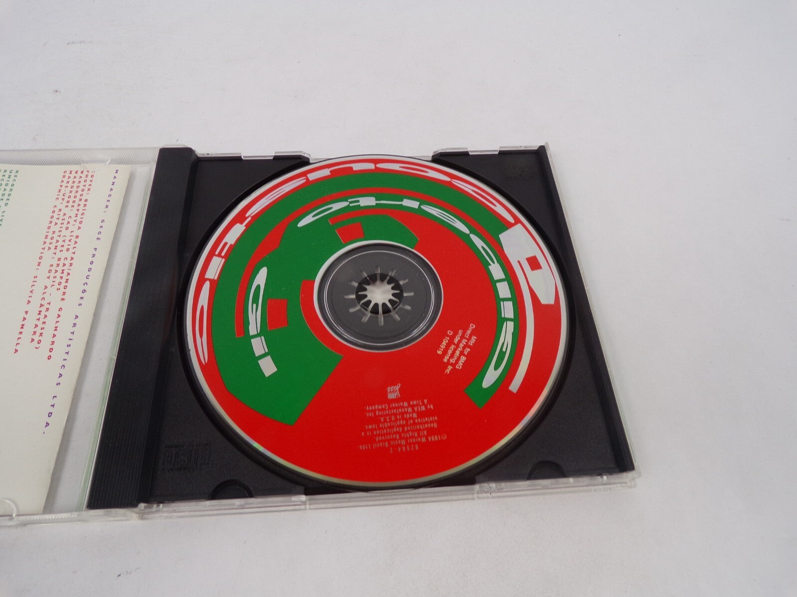 Gilberto Gil AcousticA Novidade Tenho Refazenda Realce Esoterico Drao A PazCD#71